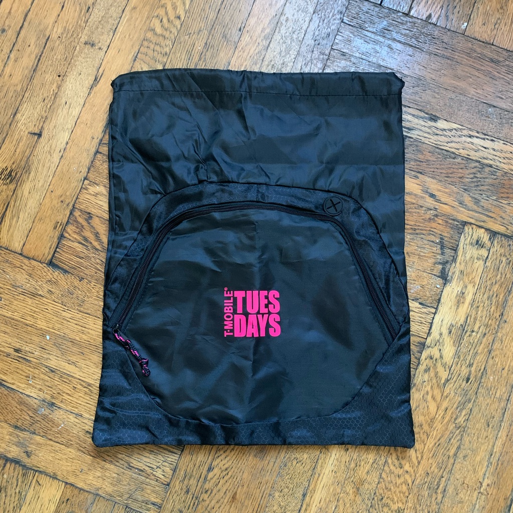 Black Drawstring Backpack